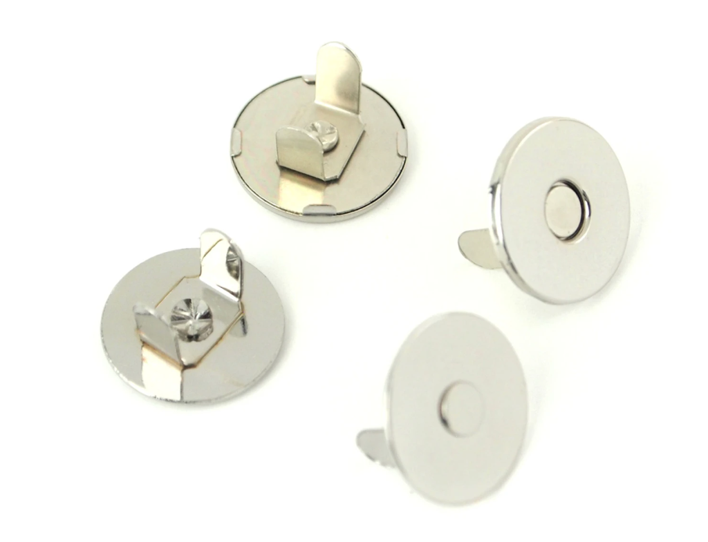 Magnetic Snaps 3/4in Nickel | Quiltique